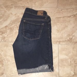 Denim Bermuda shorts